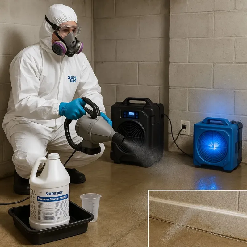 Sanitization and Odor Removal process in Olympia Fields, IL