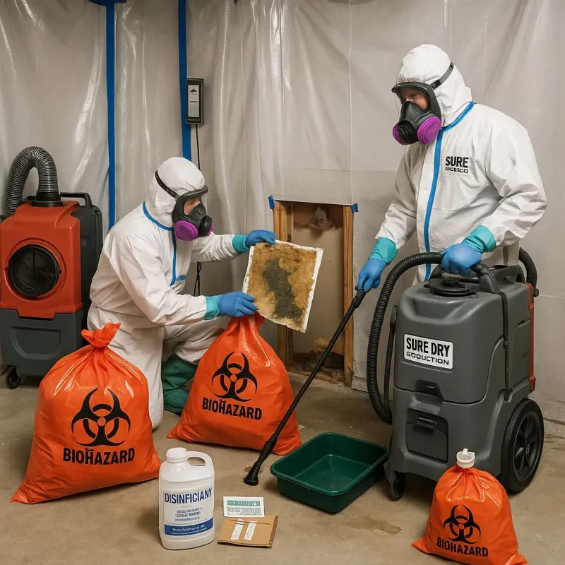Contaminated Water Handling Protocols process in Olympia Fields, IL